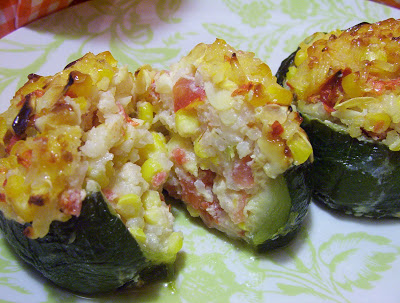 ZAPALLITOS ITALIANOS  RELLENOS (zucchini )