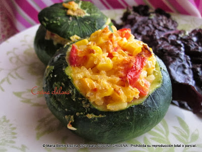 ZAPALLITOS ITALIANOS RELLENOS CON VERDURAS