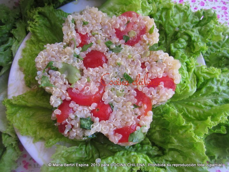 ENSALADA DE QUINUA Y HABAS