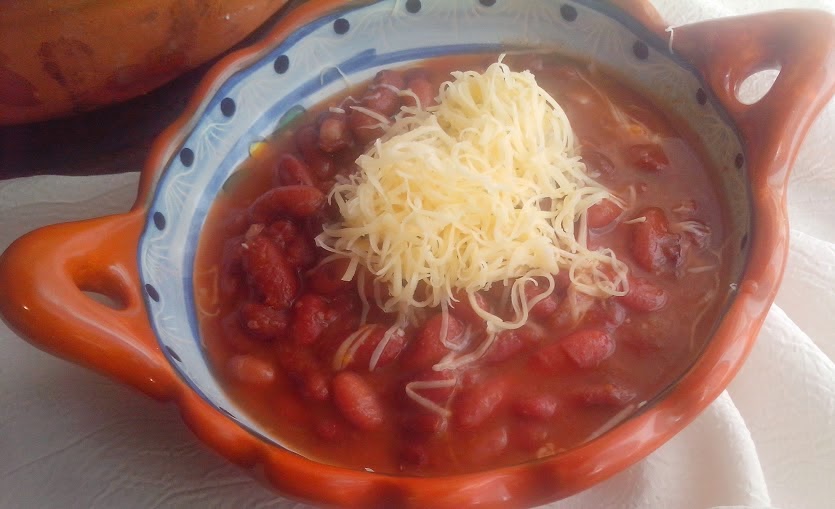 POROTOS NEGROS o ROJOS CON PIMIENTO MORRON