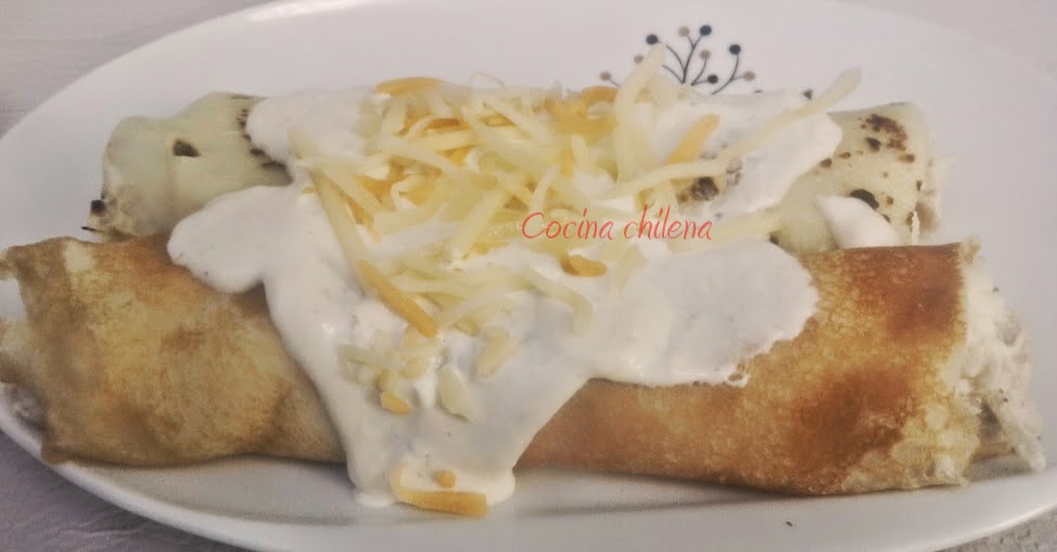 CANELONES RELLENO POLLO