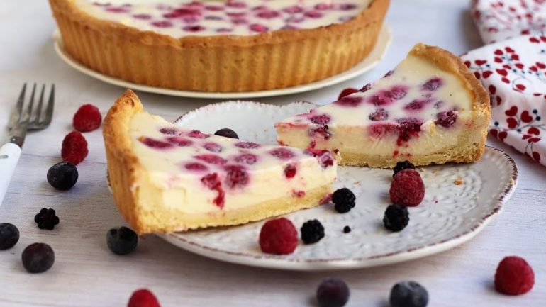 KUCHEN DE RICOTA Y FRUTOS ROJOS